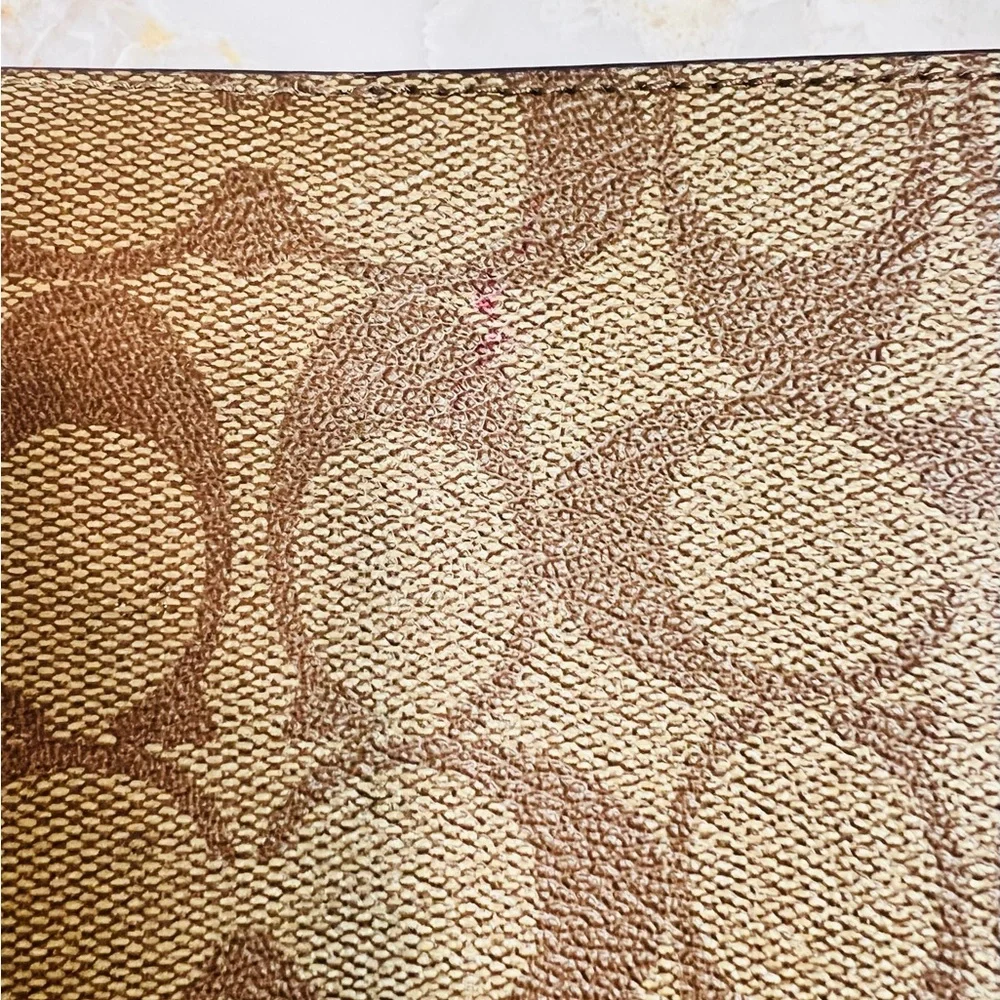 COACH NOTEBOOK In Brown Signature Canvas - Picture 4 of 6